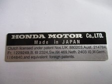 Typenschild Honda monkey dax  ID-plate Schild s29 s32