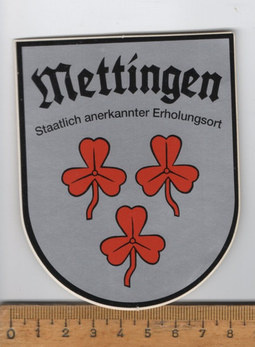 Alter aufkleber mettingen - aufkleber,