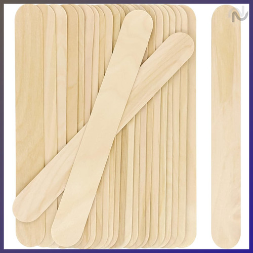 Eisstiele holz jumbo 60pcs - holz,