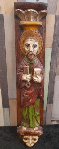 Handgeschnitzte mönchfigur - handgeschnitzte,