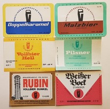 $*# alte DDR Bieretiketten Genthin #*$