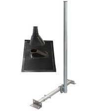 Dachsparrenhalter 120cm Mast Dachhalter Aufdach Sparrenhalter SAT Antenne Ziegel