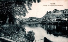 AK GRUSS AUS WETTIN LÖBEJÜN