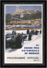 24. Grand Prix Automobile de Monaco Formel 1 Plakat Kunstdruck Faks_Werbung 687