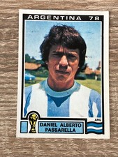 Original Fußball Sticker Panini Argentina 78 # 48 Daniel Passarella (1978)