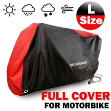 Universal L Motorrad Abdeckplane Motorradgarage Ganzgarage Roller Abdeckung Rot