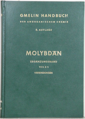Gmelin handbuch handbook - handbuch,