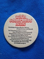 Bierdeckel Schön Schult-heiss - Schultheiss Berlin