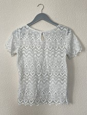 Weiße Bluse, Spitze &