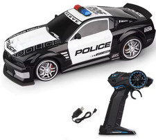 Großes ferngesteuertes Polizeiauto mit Blaulicht, perfektes Weihnachtsgeschenk