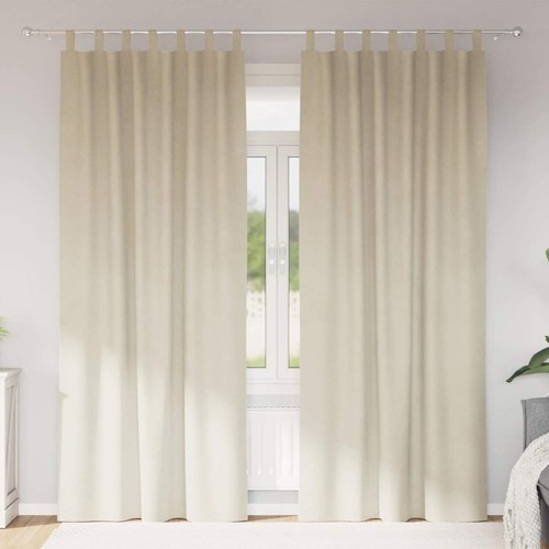 Vidaxl vorhänge stk creme - vorhänge, stk.