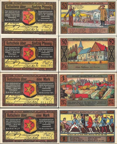 Notgeld barntrup stadt - notgeld,