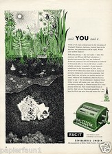 Rechenmaschine Facit Schweden Reklame USA 1955 calculator Werbung ad Rechner