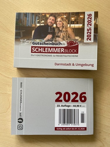 Gutscheinbuch schlemmerblock - gutscheinbuch,