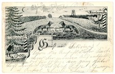 Litho gruß aus - litho,