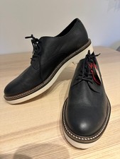 Kickers Damen Oxfork Derbys Schnürschuhe in Schwarz aus Leder Größe 41