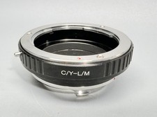 C/Y-L/M Adapter für Contax/Yashica Objektiv auf L/M Leica M Halterung #19