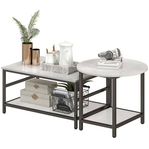Homcom couchtisch 2er set - homcom,