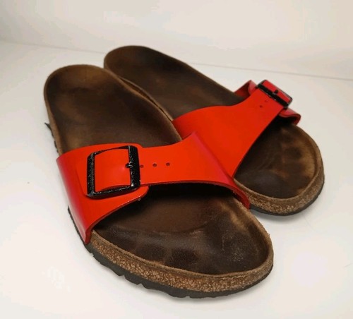 Rote birkenstock madrid lack - birkenstock,