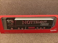 Herpa 1:87 in OVP - 308496 Scania R TL 6x2 Gardinenplanen-Sattelzug "Nottelmann"