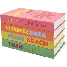 4 Stück Deko Bücher