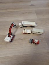 Siku Heitkamp Bagger Sattelkipper Unimog Radlader Bauwagen