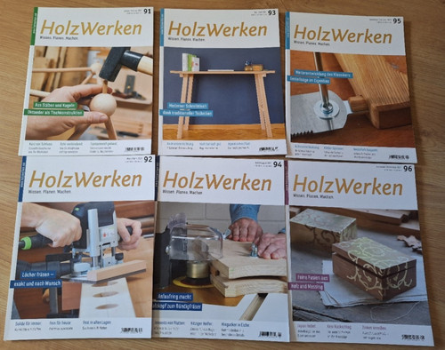 Zeitschrift holzwerken - 6x,