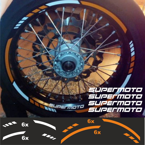 Supermoto racing aufkleber - supermoto,
