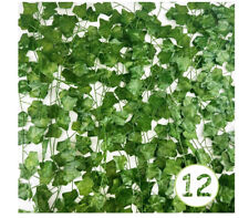 Nutabevr 12 Stück Efeu Künstlich Girlande 2.2m,Kunstpflanze  #HK223359901-H362