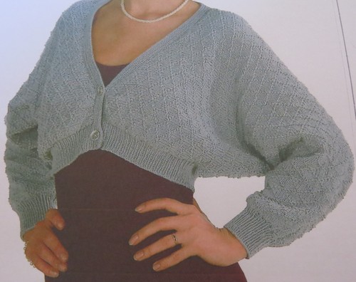 Cropped damen shrug - shrug, bolero