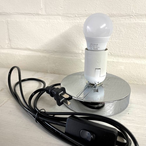 Chrom led lampenfuß - chrom, für