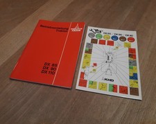 Orig. Deutz Fahr DX85 - DX90 - DX110 Betriebsanleitung Traktor von 4/78