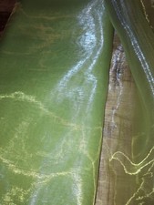 Organza Stoff limonengrün 140