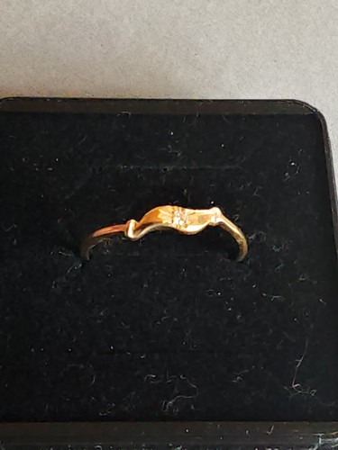 Geldgold ring 585 karat - ring, 14