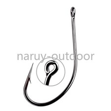 200 Stück Octopus Angelhaken High Carbon Chemical Sharpen Barbed Circle Hook