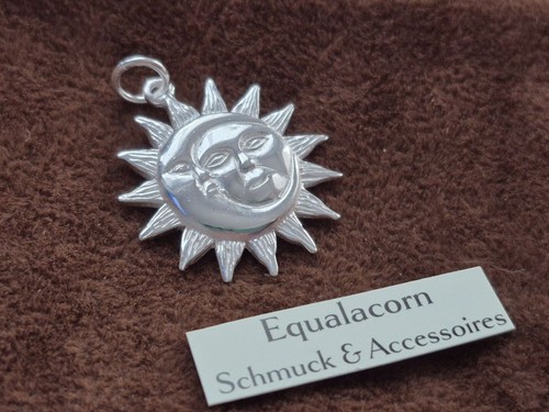 Sonne mond anhänger amulett - mond,