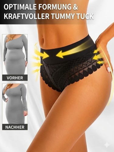 High waist shapewear string - high,