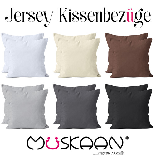 2er pack jersey kissenbezug - 2er,
