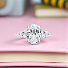 IGI Lab Created 14k Weißgold