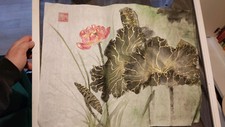 Lotus blume aquarell tusche - blume,