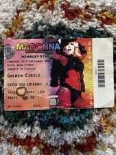 MADONNA Sticky & Sweet Ticket