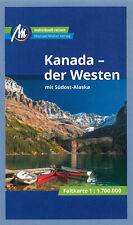KANADA - der Westen Landkarte