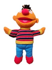 Ernie Sesamstrasse Plüsch ca 35cm Fisher Price Kuscheltier Stofftiere 2003 Rar