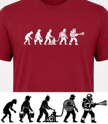 Shirt feuerwehr evolution - t-shirt,