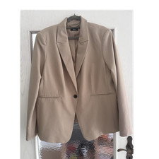 C&A Damen Blazer Beige Größe