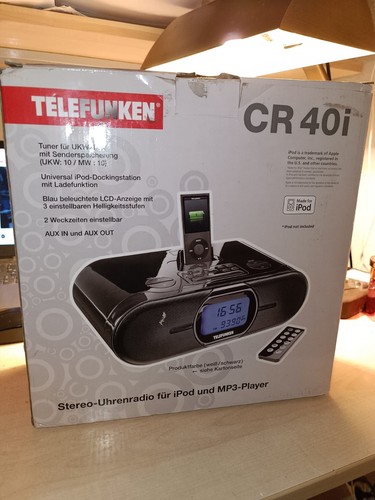 Telefunken cr40i uhrenradio - telefunken,