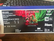Iron maiden ticket hannover - iron,