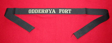 Mützenband,ODDEROYA FORT,Captally,Marine,Militär,Uniform,Navy,Matrose,Norwegen