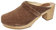 Moderne High Heels HOLZ CLOGS