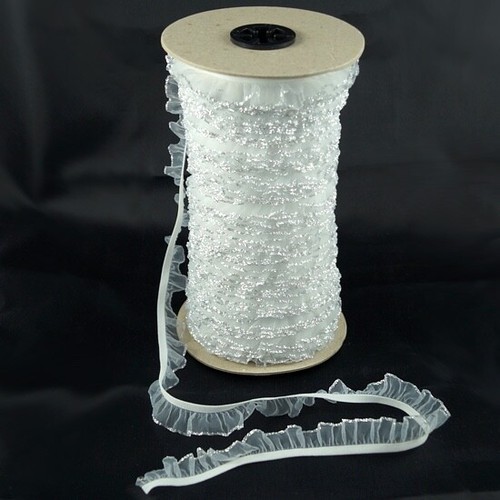 Rüschenband organza glanz - 3,